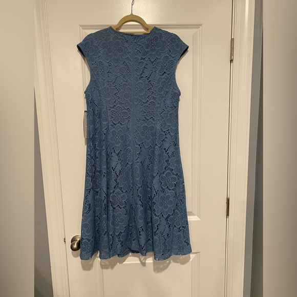 SALE London Times NWT short sleeve lace aline dress - Picture 2 of 2